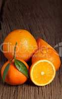 Frisch Orangenfrüchte - Fresh orange fruits