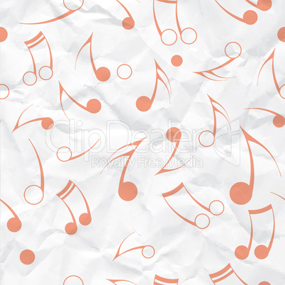 Music note paper texture