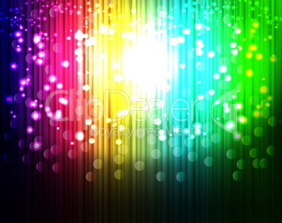 Glowing Abstract Lines background, for your design