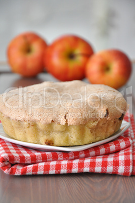 Apfel Baiser Kuchen