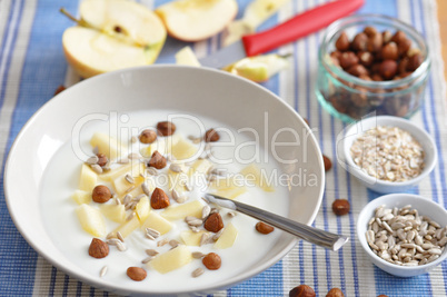 Müsli zum Frühstück