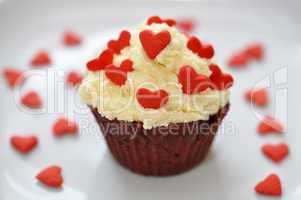 Valentinstag Cupcake