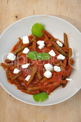 Tomaten Fisolen Eintopf