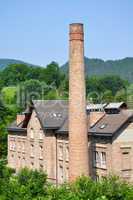 Alte Fabrik aus Backstein