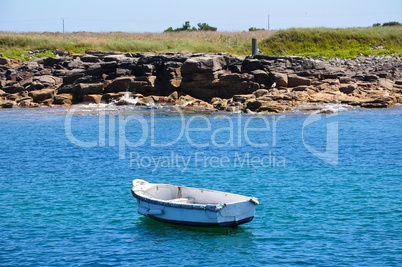 Fischerboot im Meer