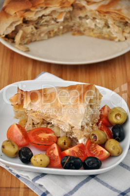 Griechische Kraut Quiche