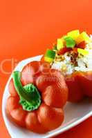 Stuffed red pepper