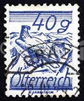 Postage stamp Austria 1925 White-Shouldered Eagle