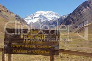 NP Aconcagua, Andes Mountains, Argentina