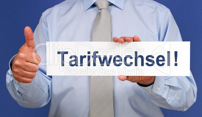 Tarifwechsel !