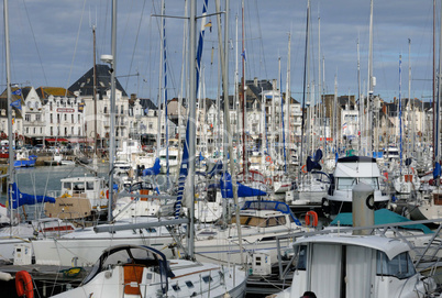 Loire Atlantique, sailing ships  in Le Pouliguen port