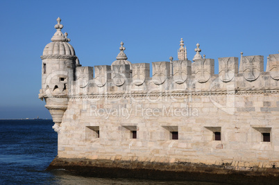 Portugal, Lisbon, Tower of Belem (Torre de Belem)