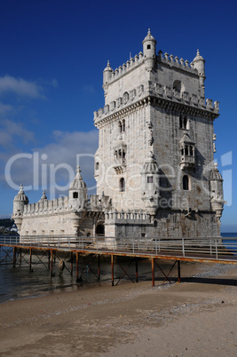 Portugal, Lisbon, Tower of Belem (Torre de Belem)