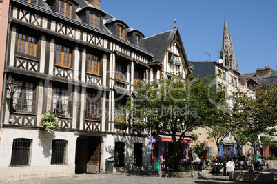 France, Place du Lieutenant Aubert in Rouen