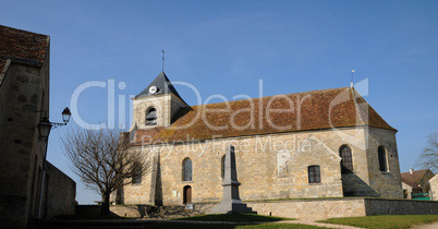 the classical church of Sagy in V al d Oise