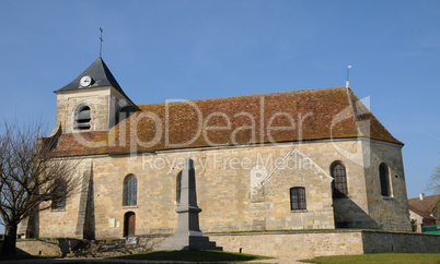 the classical church of Sagy in V al d Oise