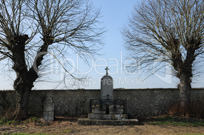 the cemetery of Sagy in Val d Oise