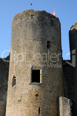 castle of Villandraut in Gironde