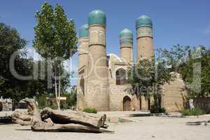 Madrassa Chor Minor, Bukhara, silk road, Uzbekistan, Asia