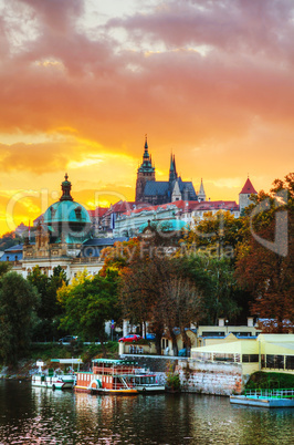 Overview of old Prague