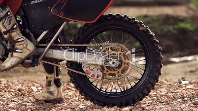Motocross Wheel Spin - Super Slow Motion