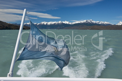 Argentinian Flag waving