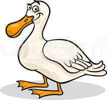 duck farm bird animal cartoon illustration