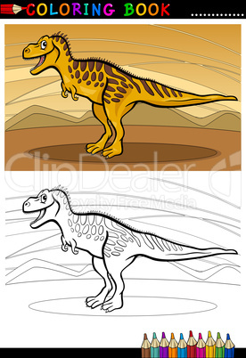 tarbosaurus dinosaur for coloring book