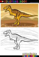 tarbosaurus dinosaur for coloring book
