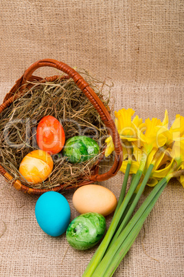 Coloured eggs