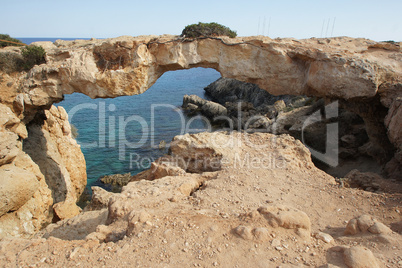 Natural bridge, Cape Greko, Cyprus