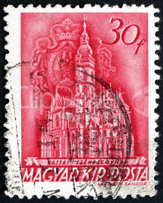 Postage stamp Hungary 1939 Coronation Church, Matthias Church, B
