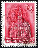 Postage stamp Hungary 1939 Coronation Church, Matthias Church, B