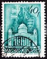 Postage stamp Hungary 1939 Primatial Basilica, Esztergom, Budape