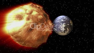 Asteroid - Erde - Kollision