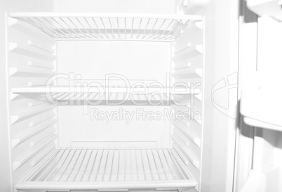 Empty refrigerator