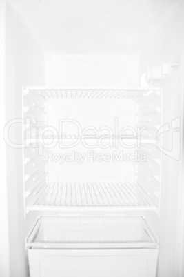 Empty refrigerator