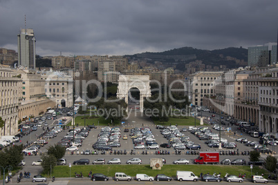 Piazza della Vittoria in Genoa