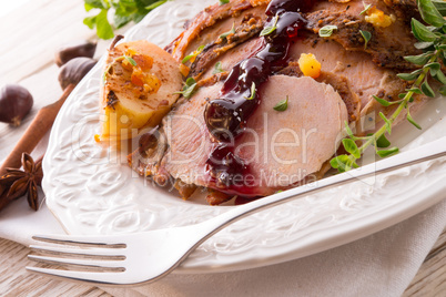 roasted turkey