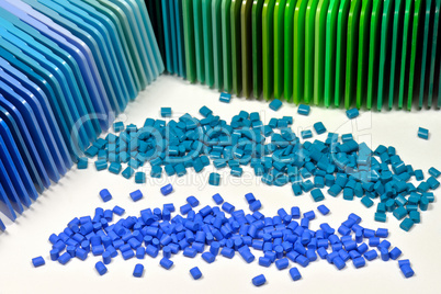 polymer with samples