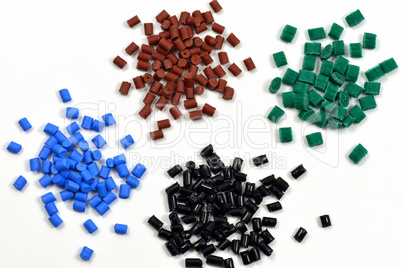 4 dyed polymer resins