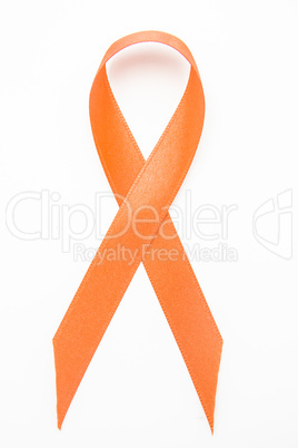 Orange awareness ribbon