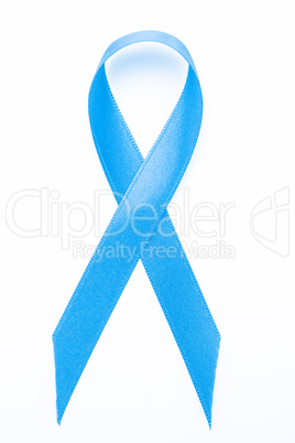 Blue awareness ribbon Blue awareness ribbon