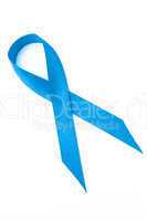 Blue prostate cancer ribbon