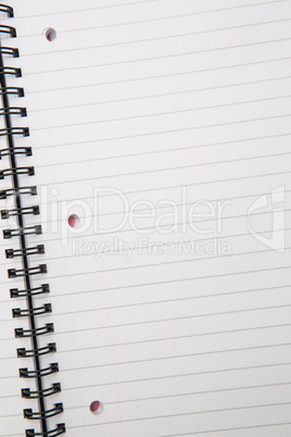 Blank notepad