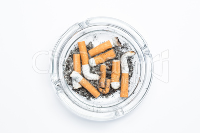 Overhead of full ashtray