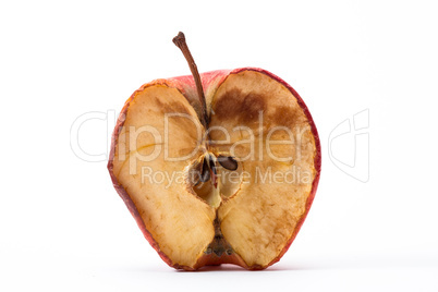 Half a rotten apple
