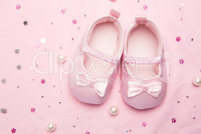 Baby shoes for a girl