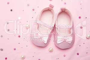 Baby shoes for a girl