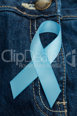 Blue ribbon for prostate cancer awareness